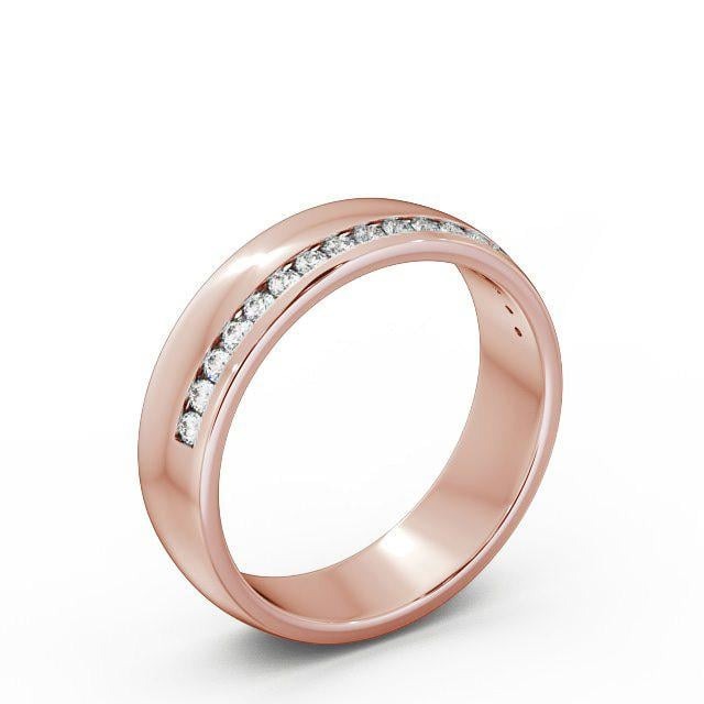 Noa 0.18ct Round Lab Diamond Channel Set Wedding Ring